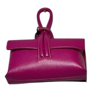 Women’s NWT Marlon pink, genuine leather, small purse with detachable crossbody